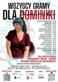 Charytatywny koncert na Rynku Wielkim. Wszyscy gramy dla Dominiki