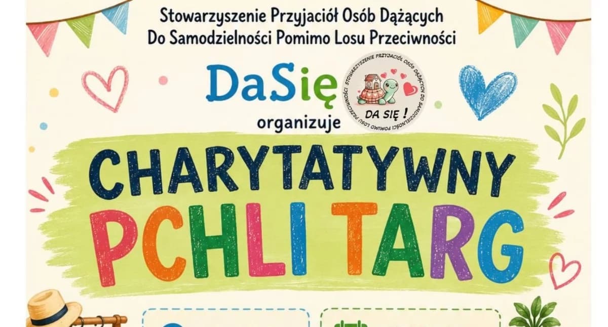 Charytatywny „Pchli Targ” Stowarzyszenia "Da Się" rusza cyklicznie w Piekielniku - każdy będzie mógł dać rzeczom drugie życie i wesprzeć szczytny cel
