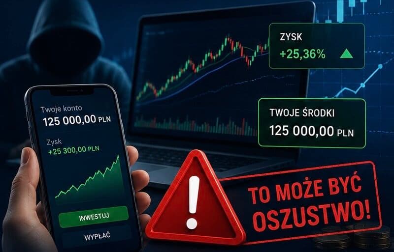 Chciała pomnożyć oszczędności. Straciła 130 tysięcy złotych