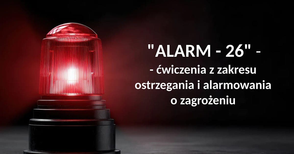 Chmielno usłyszy syreny 21 lipca. To będzie test alarmowy