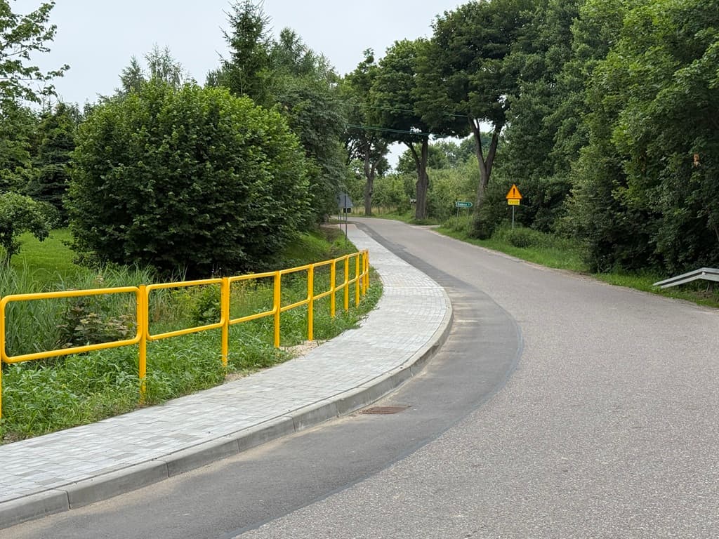 Chodnik w miejscowości Mostkowo oddany do użytku