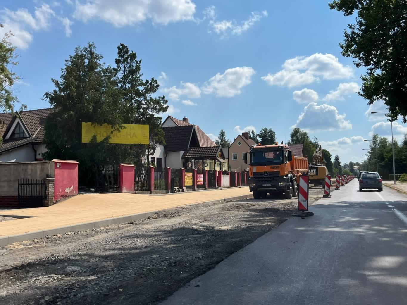 Ciąg dalszy remontu ulicy Poznańskiej na Chynowie. Jaki etap prac?