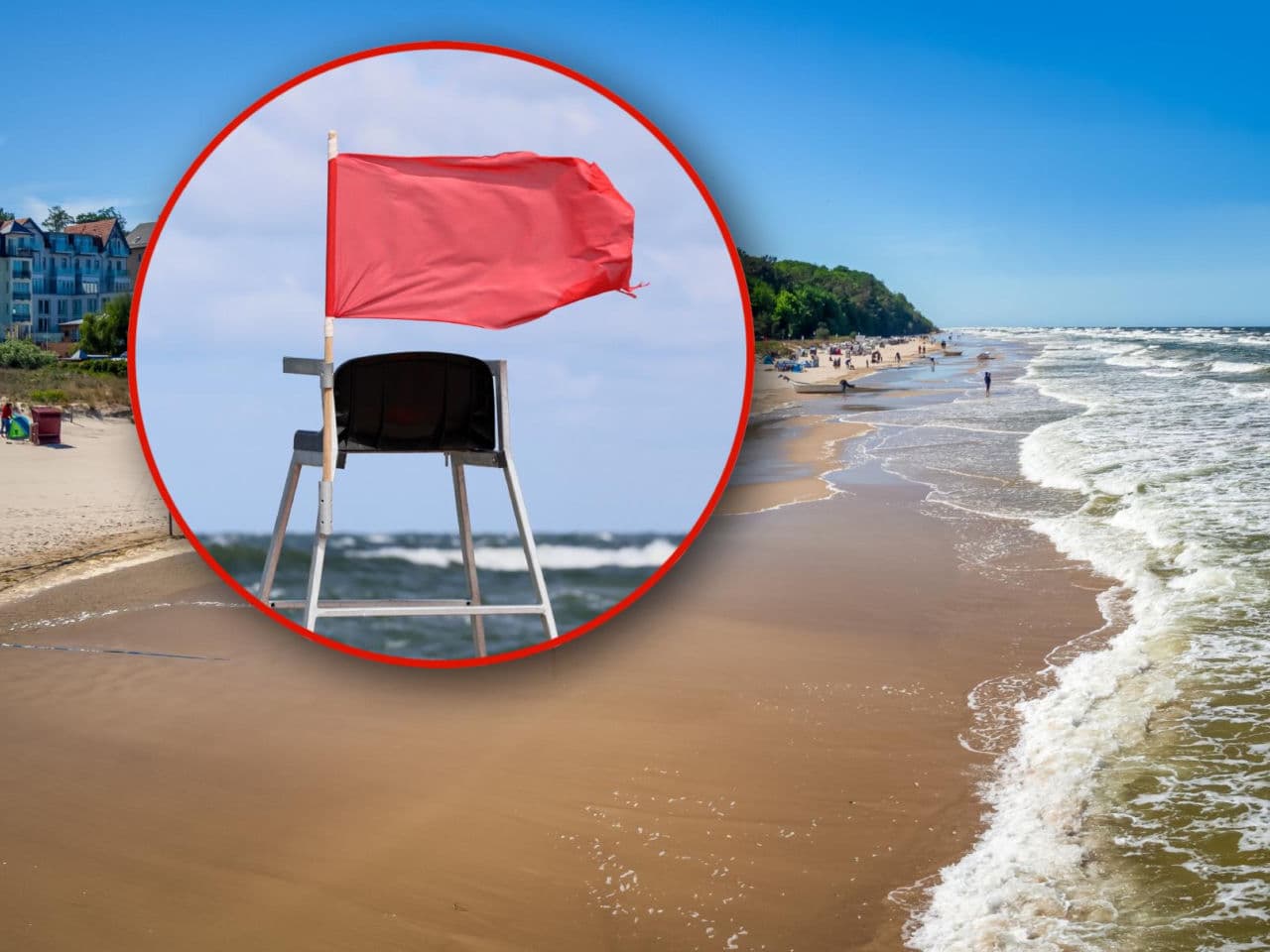 Co się dzieje? Drastycznie rośnie liczba zamkniętych kąpielisk nad Bałtykiem. "Morze jest bezlitosne"
