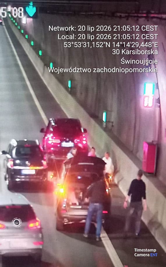 Co tak naprawdę wydarzyło się w tunelu pod Świną? Wezwano pogotowie, ale 22-latek nie trafił do szpitala