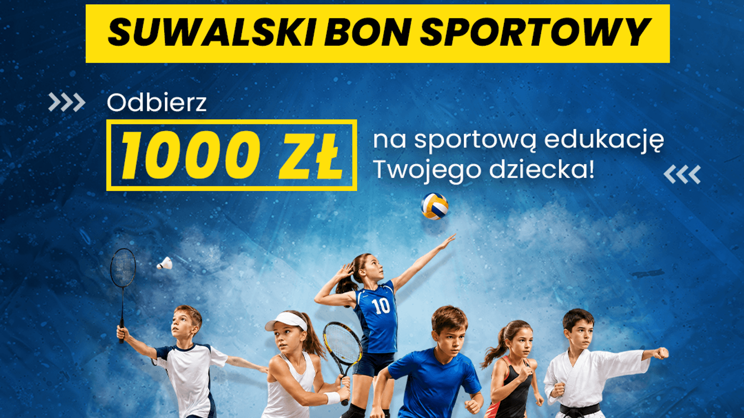 Coraz większe zainteresowanie Suwalskim Bonem Sportowym. Do urzędu wpłynęło 276 wniosków