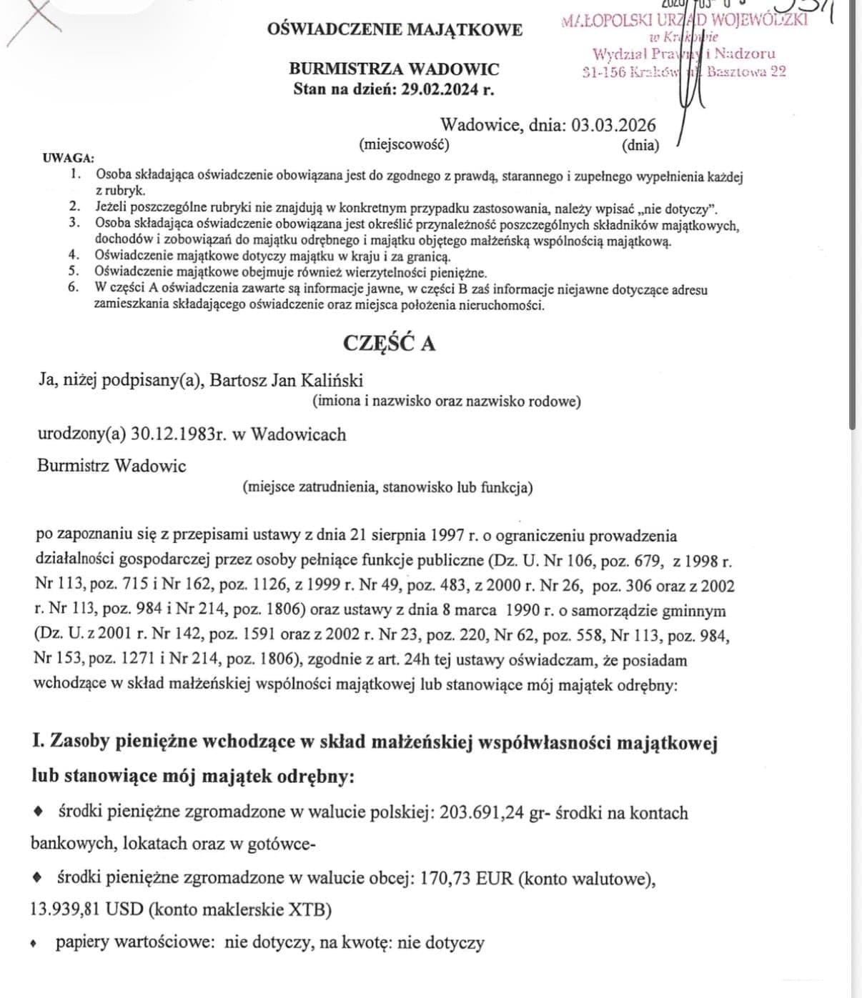 Cuda w Wadowicach. Jak burmistrz Kaliński zatrzymał czas i wybudował dom za milion bez kredytu