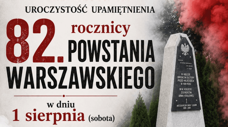 Cześć i chwała Bohaterom! Wójt Gminy Udanin zaprasza na uroczystości rocznicowe