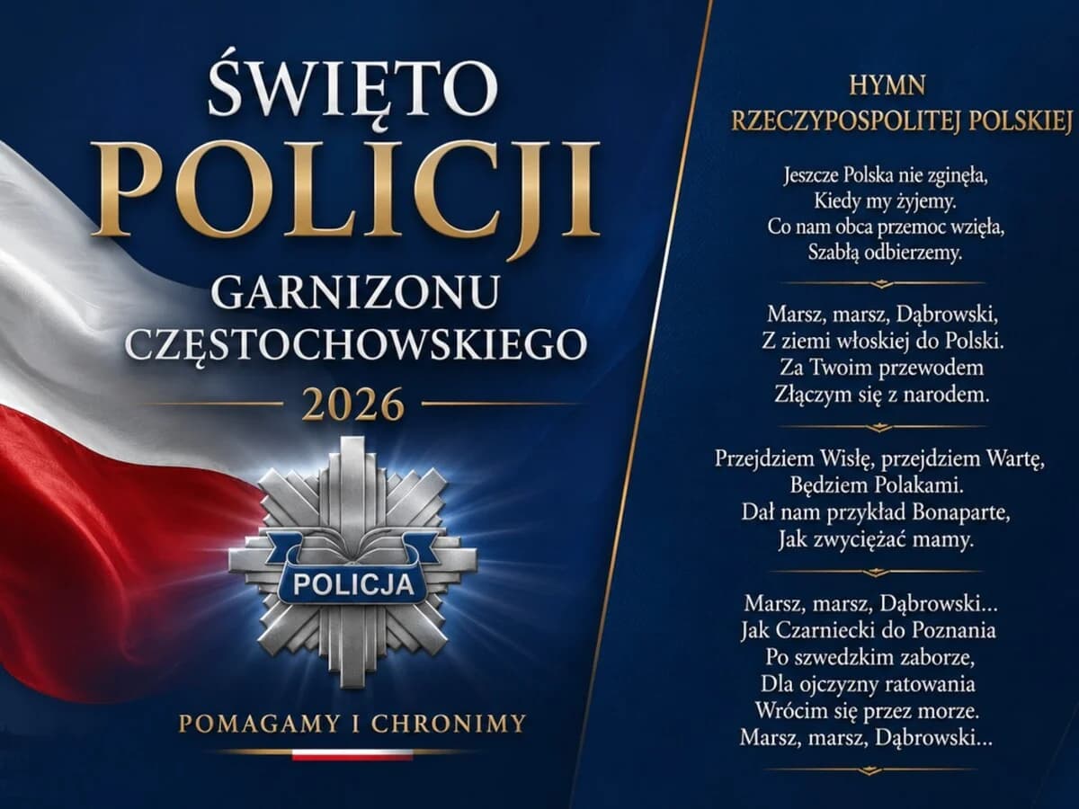 Częstochowa: Obchody Święta Policji 23 lipca na Placu Biegańskiego