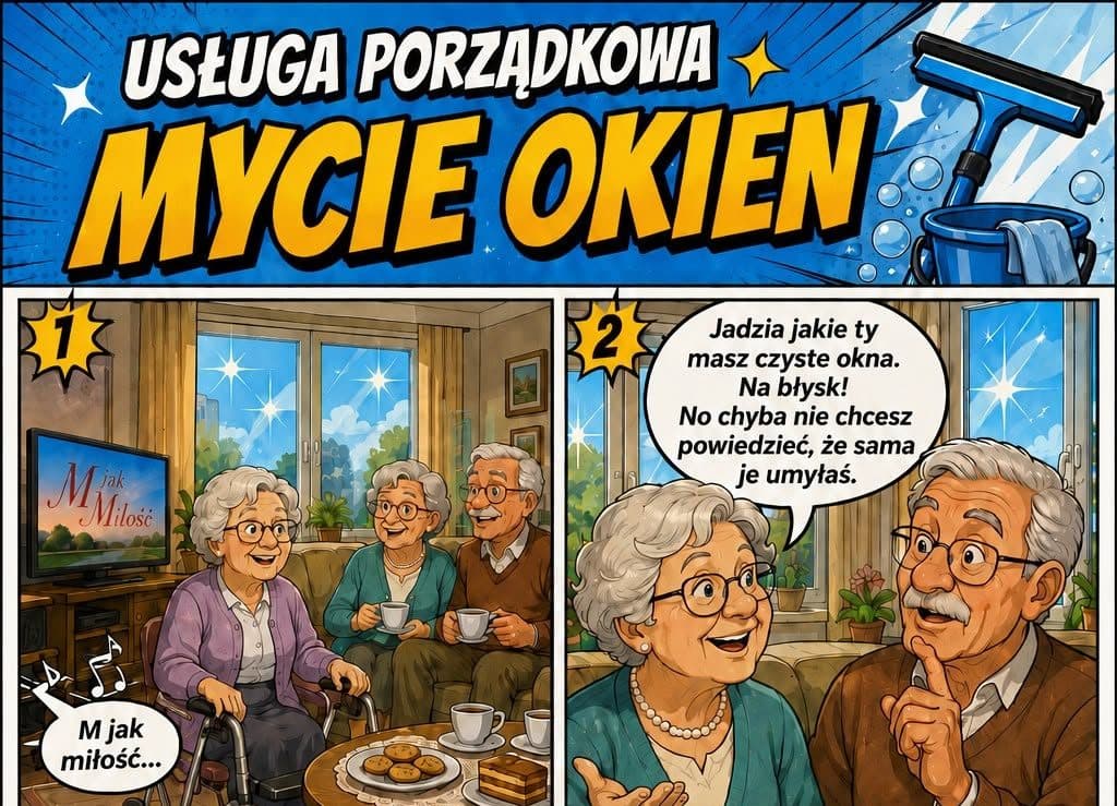 Czyste okna i zadbane groby – darmowe usługi oferowane przez CUS