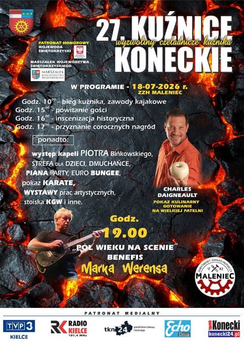 Czytaj cały artykuł...XXVII Kuźnice Koneckie – tradycja, historia i dobra zabawa w Maleńcu!