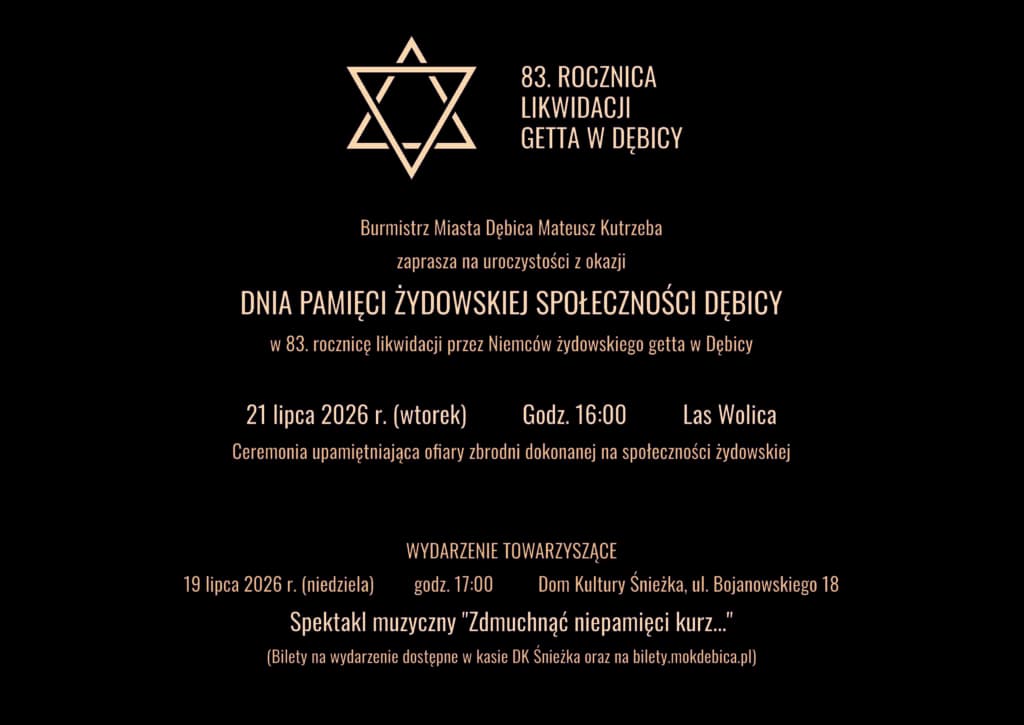 Dębica uczci pamięć żydowskiej społeczności