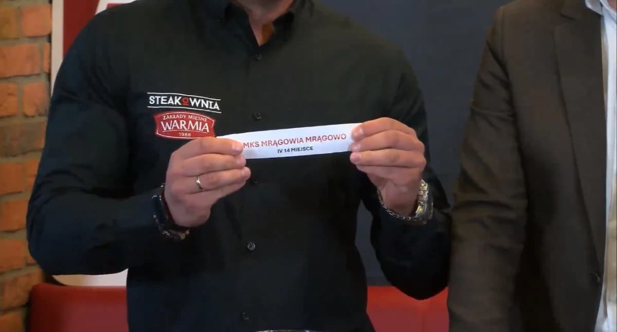 Derby powiatu już w I rundzie! Mrągowia zagra z Żaglem Piecki