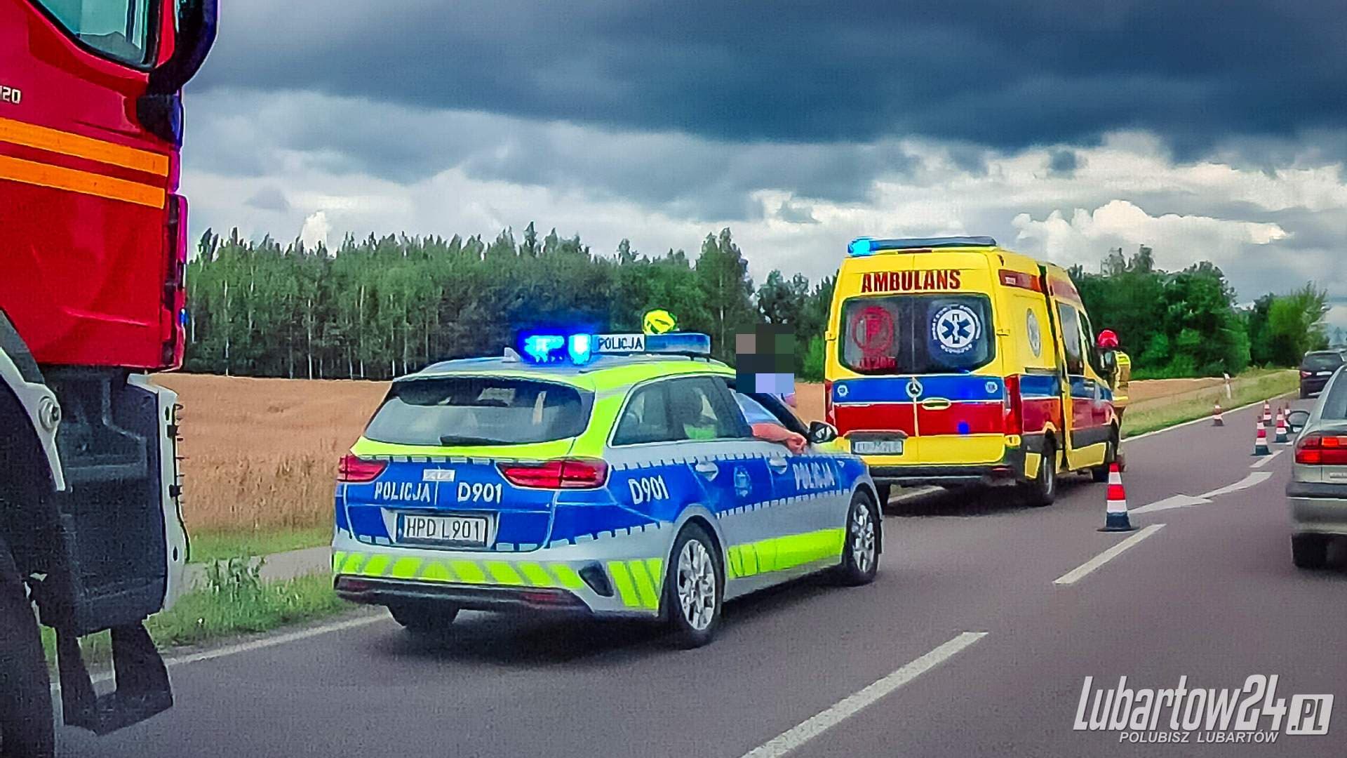 Dla kierujących popołudnie nie było najszczęśliwsze