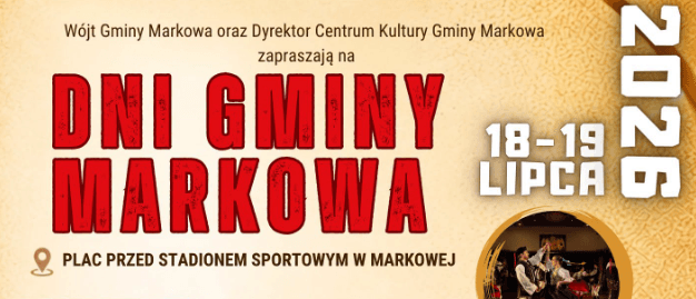 DNI GMINY MARKOWA 2026 – PATRONAT