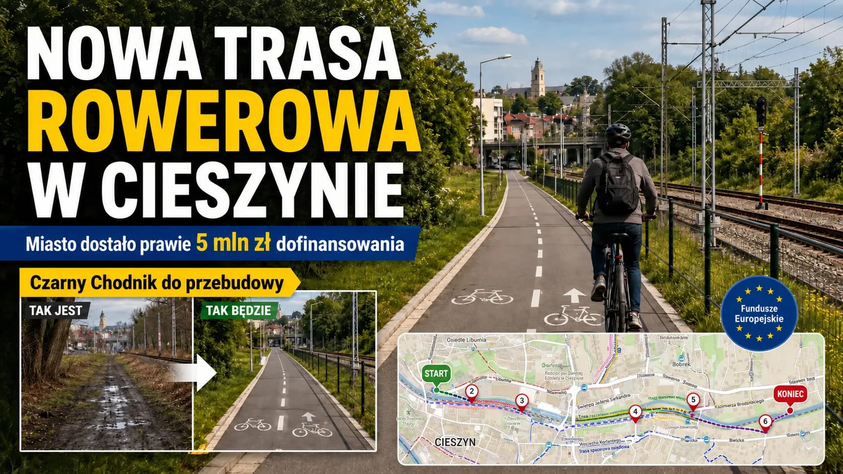 Doczekaliśmy się. Czarny Chodnik wreszcie zyska porządną nawierzchnię dzięki unijnej dotacji