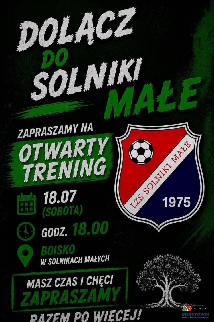 Dołącz do drużyny! Zaproszenie na trening z LZS Solniki Małe
