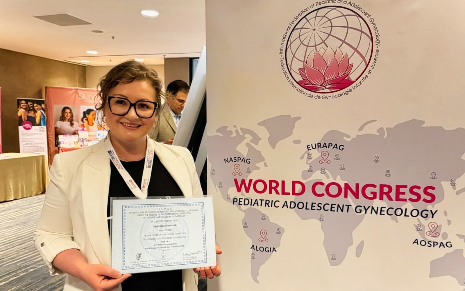 Dr. Agnieszka Szymanek z Ponidzia z prestiżowym międzynarodowym certyfikatem IFEPAG