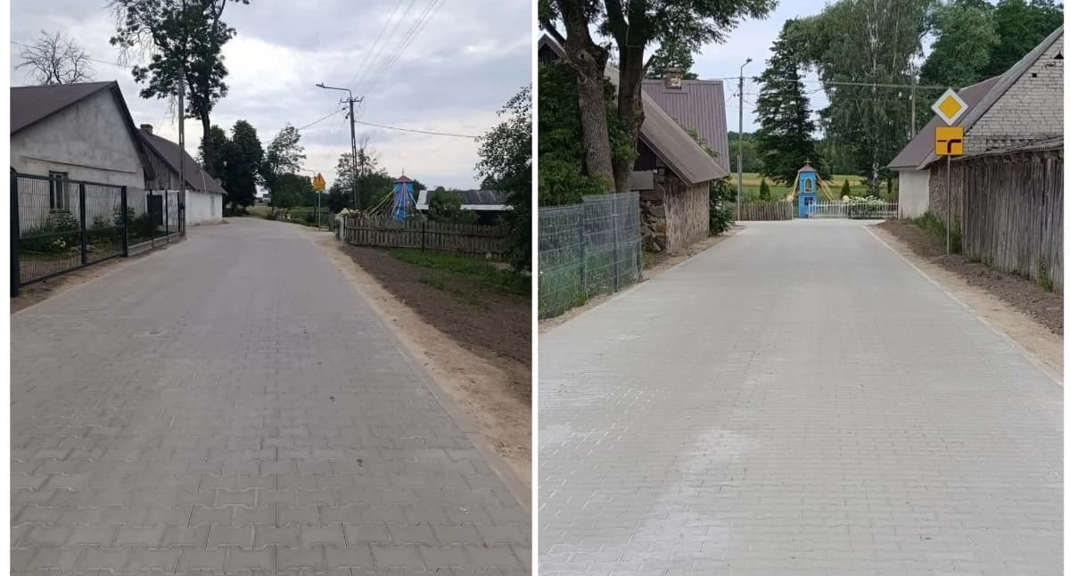 Droga w Rostkach oddana do użytku