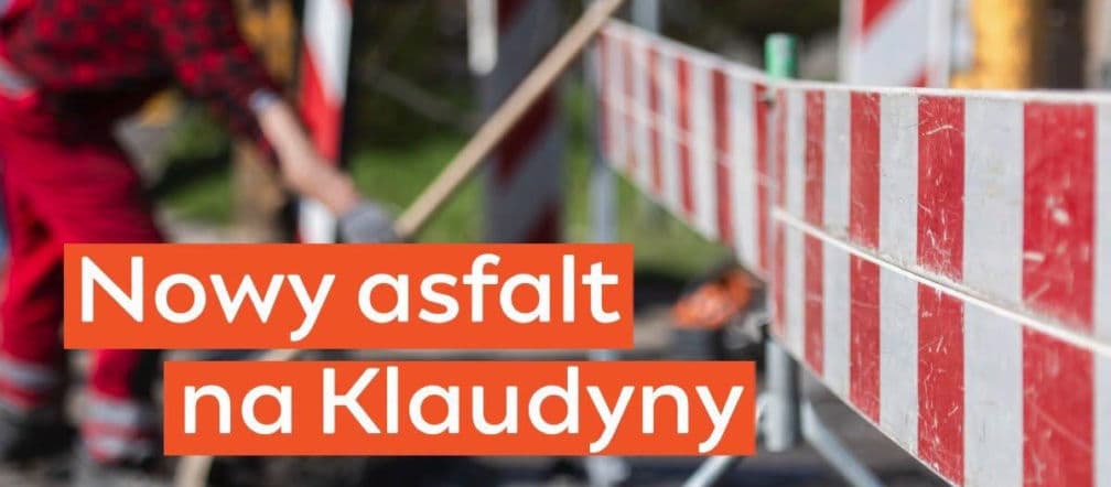 Drogowcy pracują na ul. Klaudyny