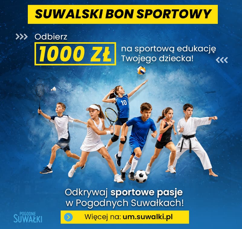 Duże zainteresowanie Suwalskim Bonem Sportowym. Wpłynęło 276 wniosków