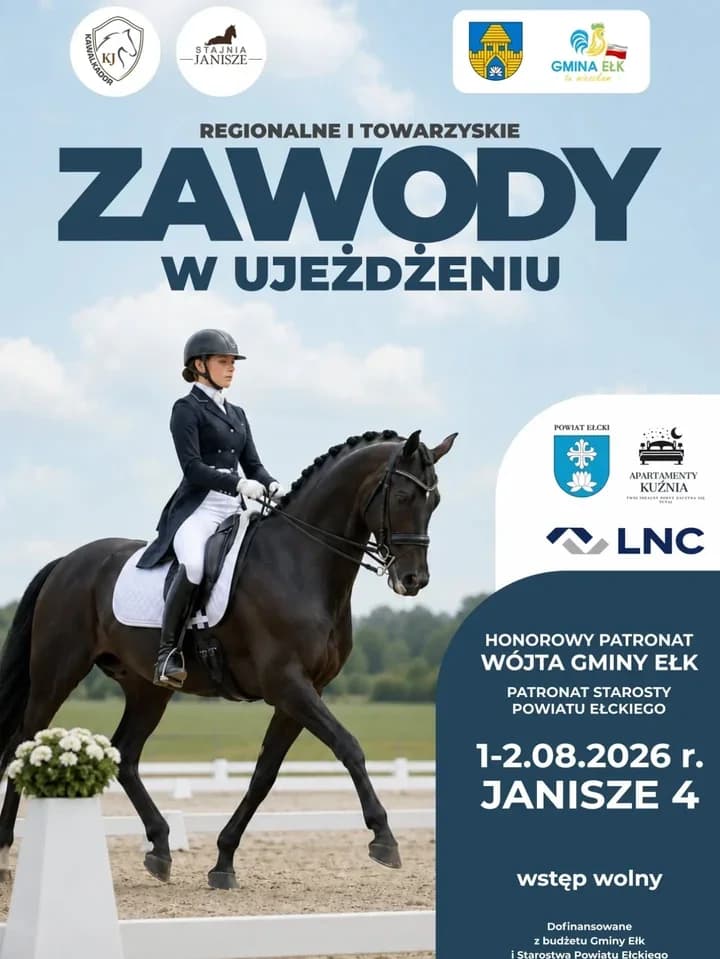 Dwa dni ujeżdżenia w Janiszach. Zawodnicy powalczą o bony