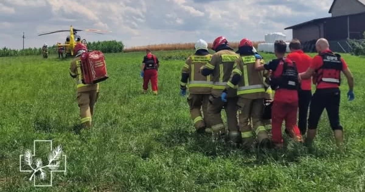 Dwa poważne wypadki rowerowe na Jurze. Jednego z poszkodowanych zabrał śmigłowiec LPR