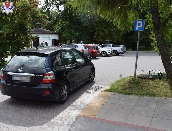 Dwa zdarzenia w Zamościu w kilka godzin. Rowerzysta i motocyklistka w szpitalu