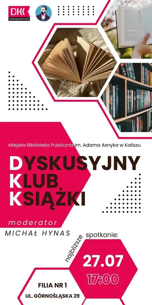 Dyskusyjny Klub Książki w Kaliszu – spotkanie z „Barszaloną” Agi Sarzyńskiej
