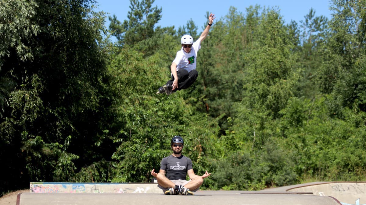 Dzieci opanowały skatepark w Trzebieży. Za nami rolkowe warsztaty