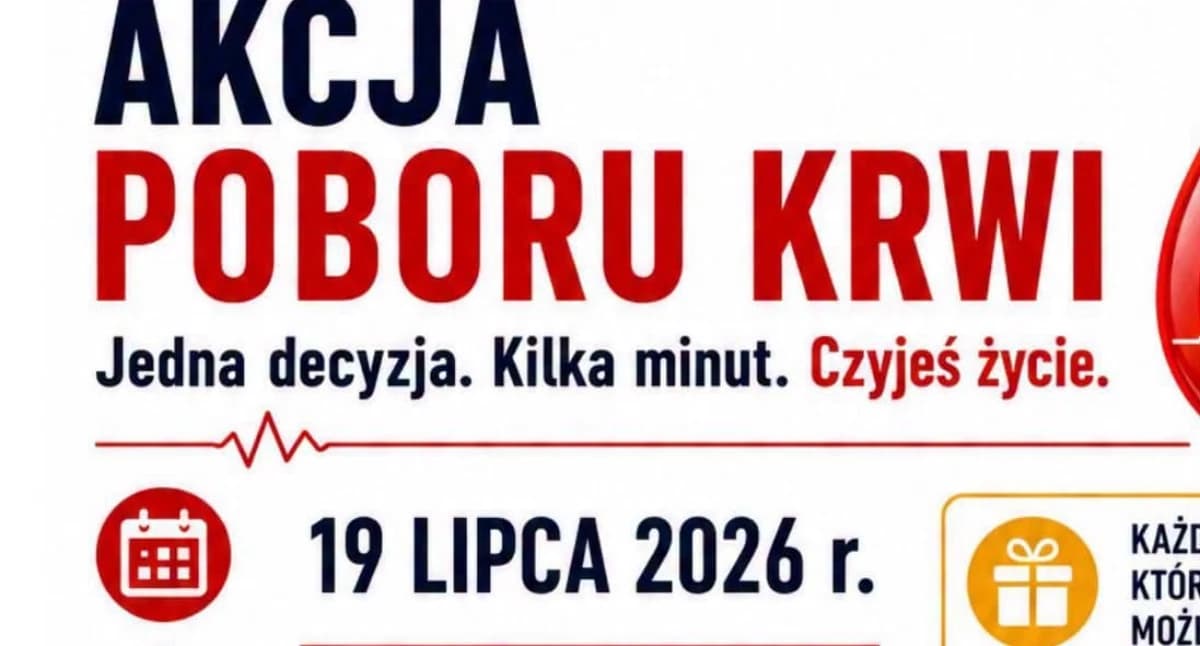 Dzisiaj Akcja Poboru Krwi w Zarzeczu