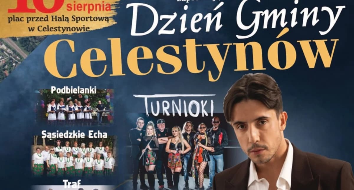 Dzisiaj Dzień Gminy Celestynów 2026. Dawid Kwiatko…
