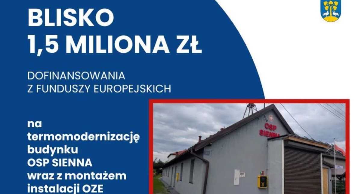 Dzisiaj Nowoczesne technologie w remizie OSP Sienn…