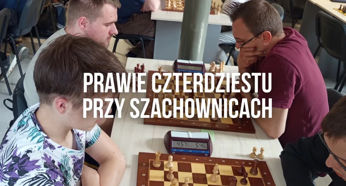 Dzisiaj Szachowy turniej na Dni Szczecinka. Byliśm…