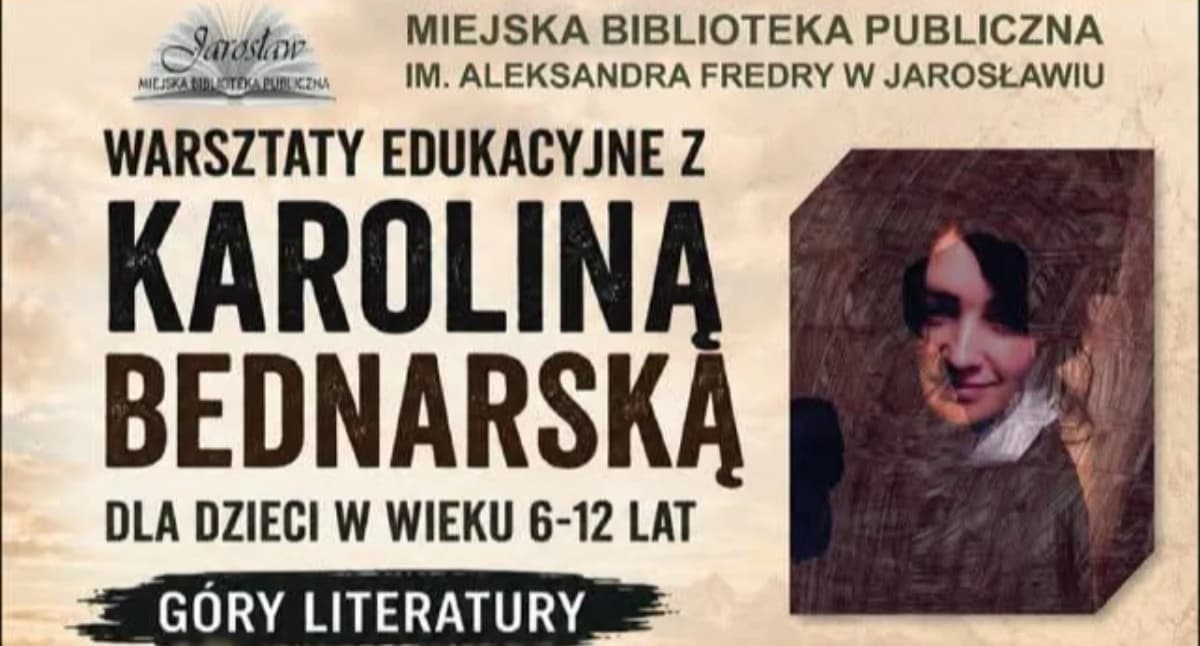 Dzisiaj Warsztaty Edukacyjne z Karoliną Bednarską …