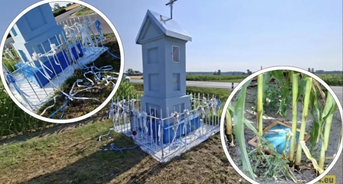 Dzisiaj Zdewastowali blisko 150-letnią kapliczkę w…
