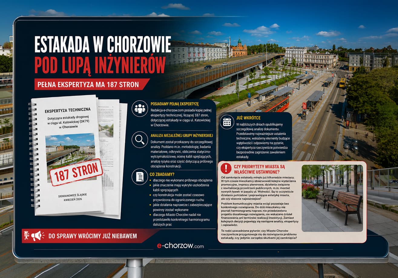 Ekspertyza estakady w Chorzowie pod lupą inżynierów. Co wykazała analiza 187 stron dokumentacji?