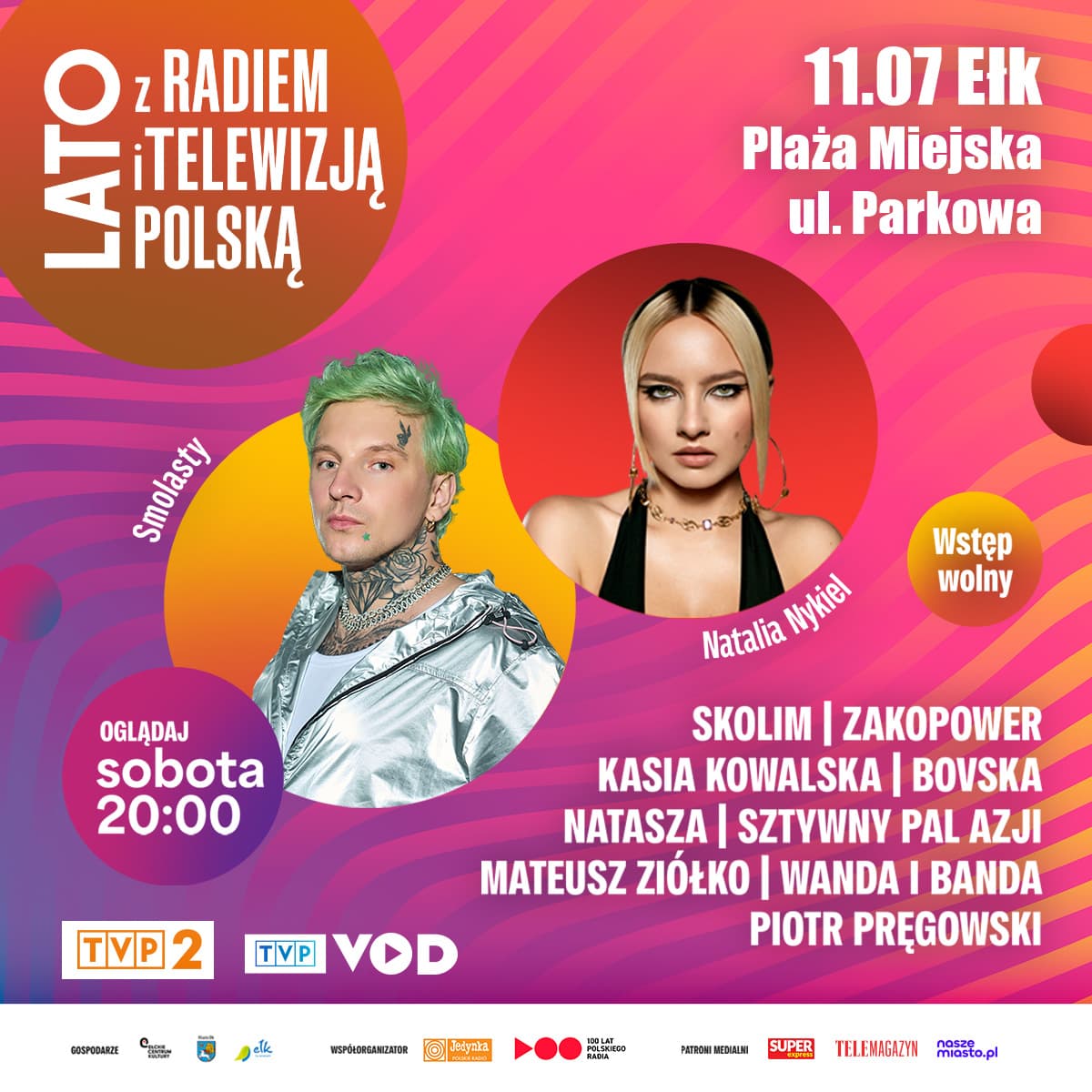 Ełckie Centrum Kultury zaprasza na Lato z Radiem i Telewizją Polską
