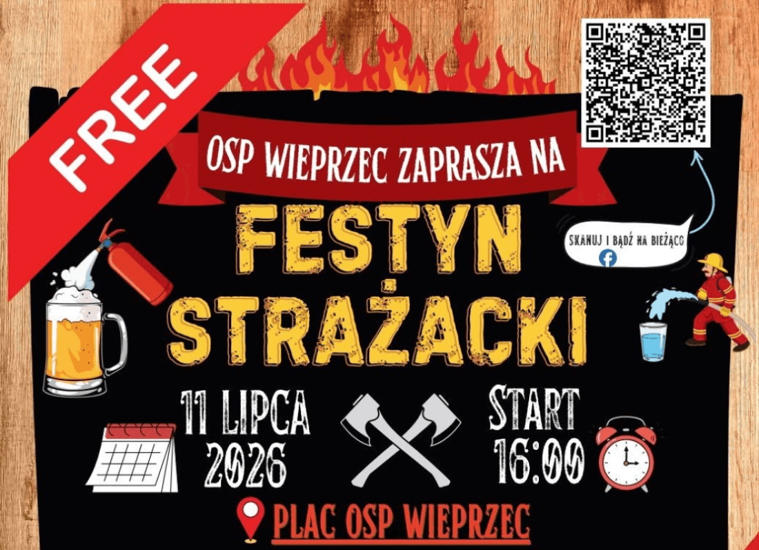 Festyn Strażacki w Wieprzcu już w sobotę. Organizatorzy zapraszają całe rodziny. Czytaj więcej