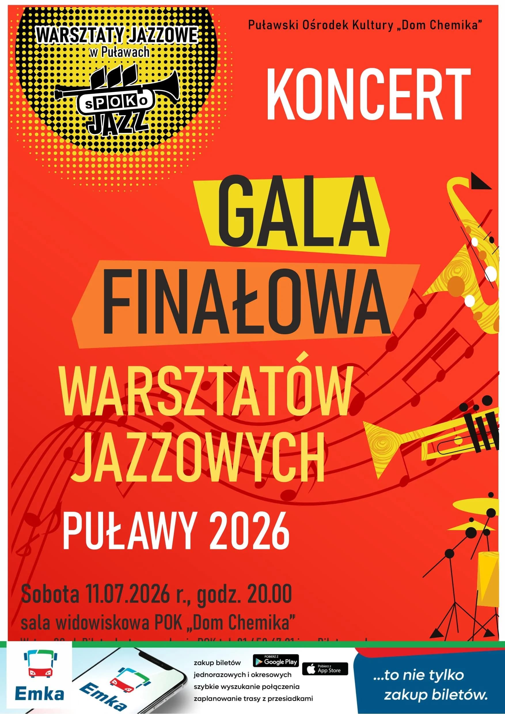 Gala finałowa puławskich warsztatów jazzowych już w sobotę!