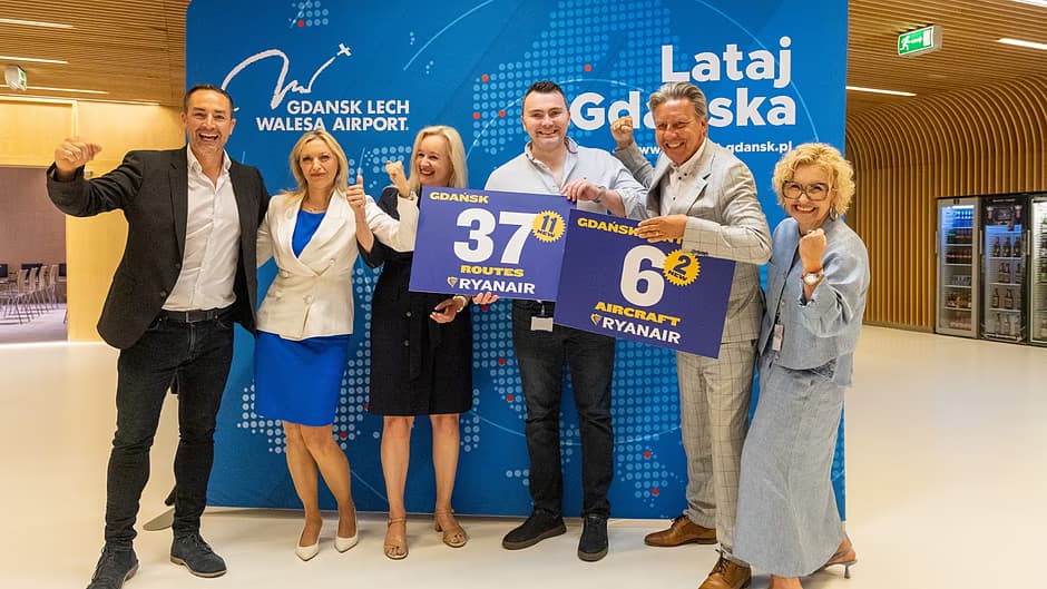Gdańsk-Porto. Nowe loty Ryanair z Gdańska w zimowym rozkładzie