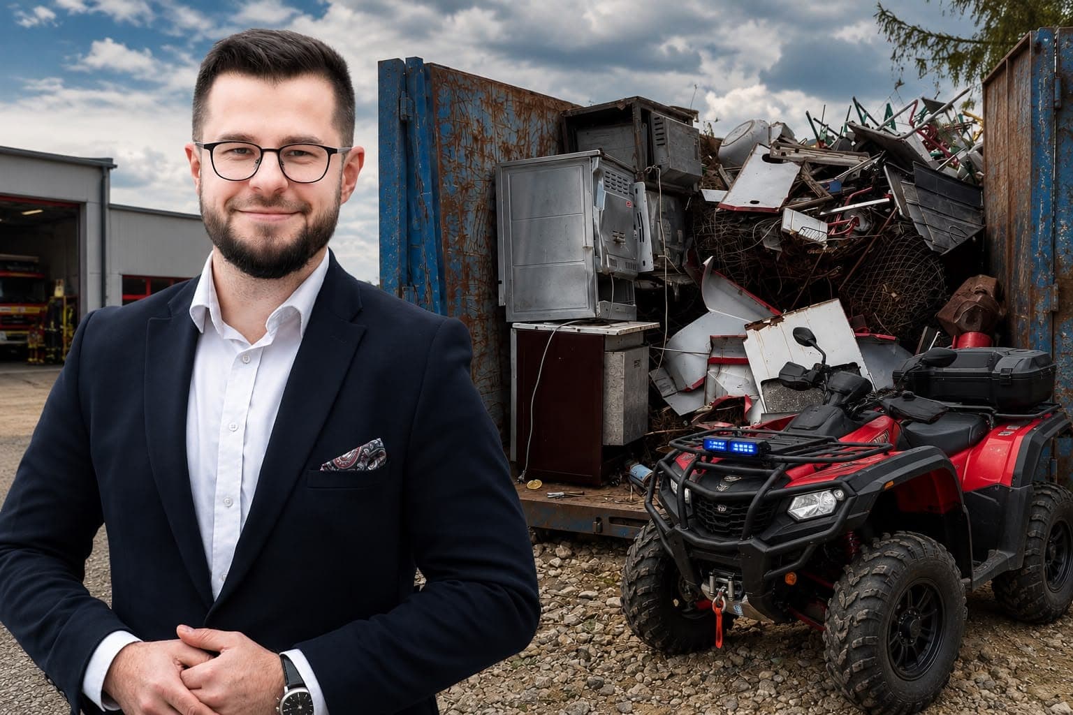 Gest mieszkańca poruszył strażaków. OSP Gorzeń Dolny walczy o nowego quada ratowniczego