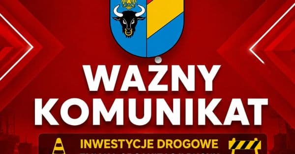 GMINA ŁODYGOWICE: ZMIANA ORGANIZACJI RUCHU NA DRODZE POWIATOWEJ 1406S W ZARZECZU