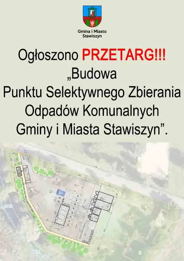 Gmina Stawiszyn ogłasza przetarg na budowę nowoczesnego PSZOK