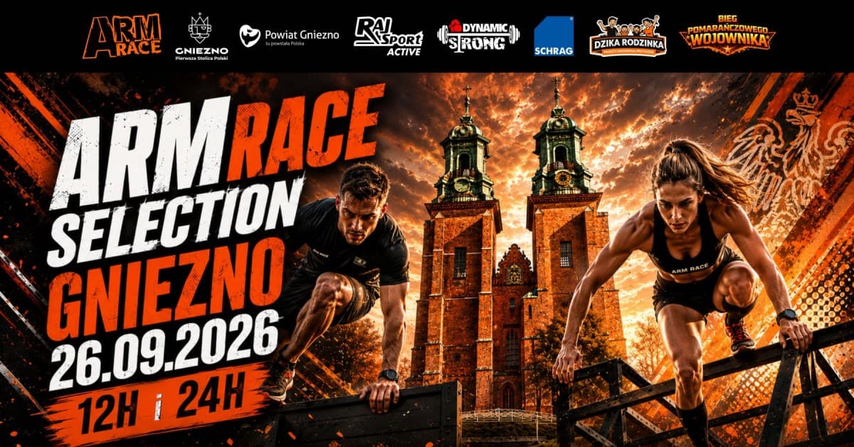 Gniezno gospodarzem jednego z najbardziej wymagających wydarzeń sportowych w Polsce. Nad Jeziorem Winiary odbędzie się ARM RACE Selection