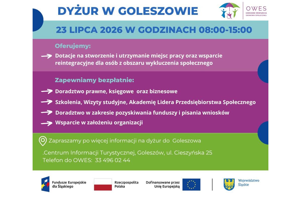 Goleszów: Dzień z Ośrodkiem Wsparcia Ekonomii Społecznej