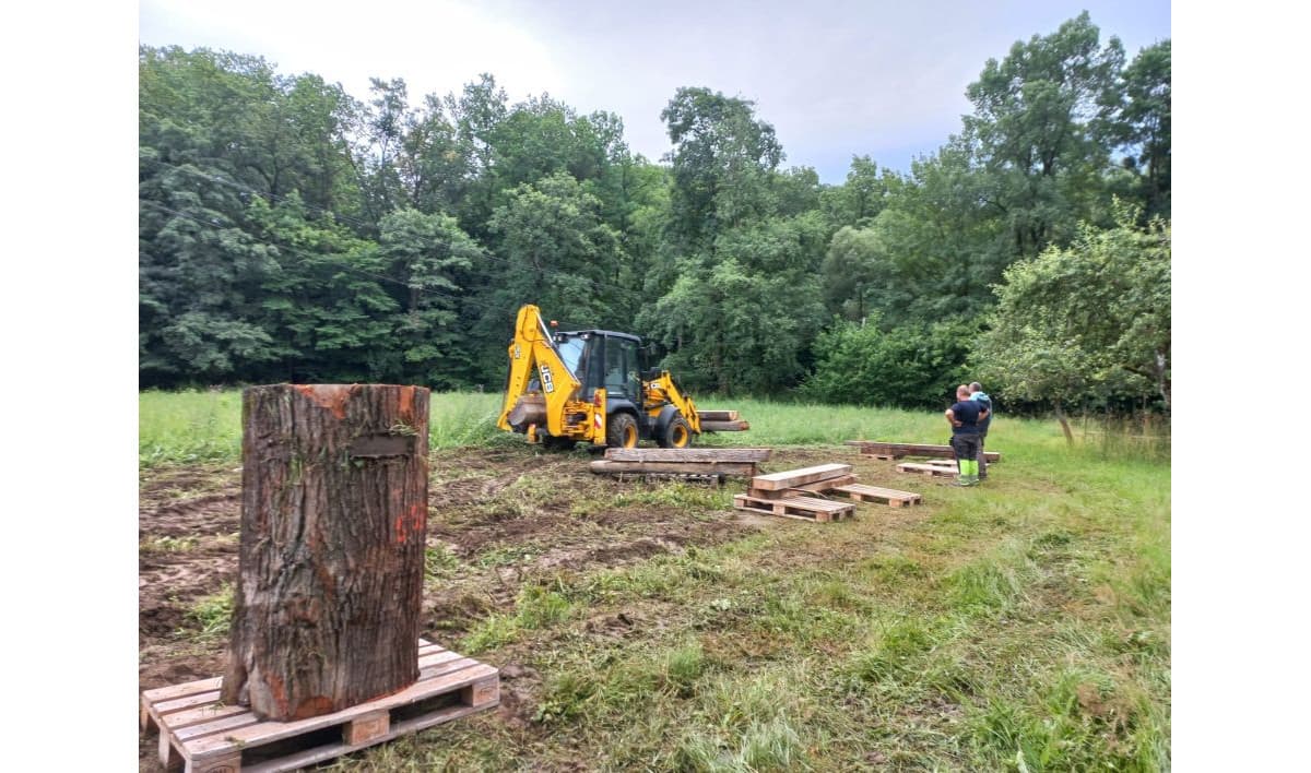 Goleszów: Przygotowania do międzynarodowego pleneru rzeźbiarskiego