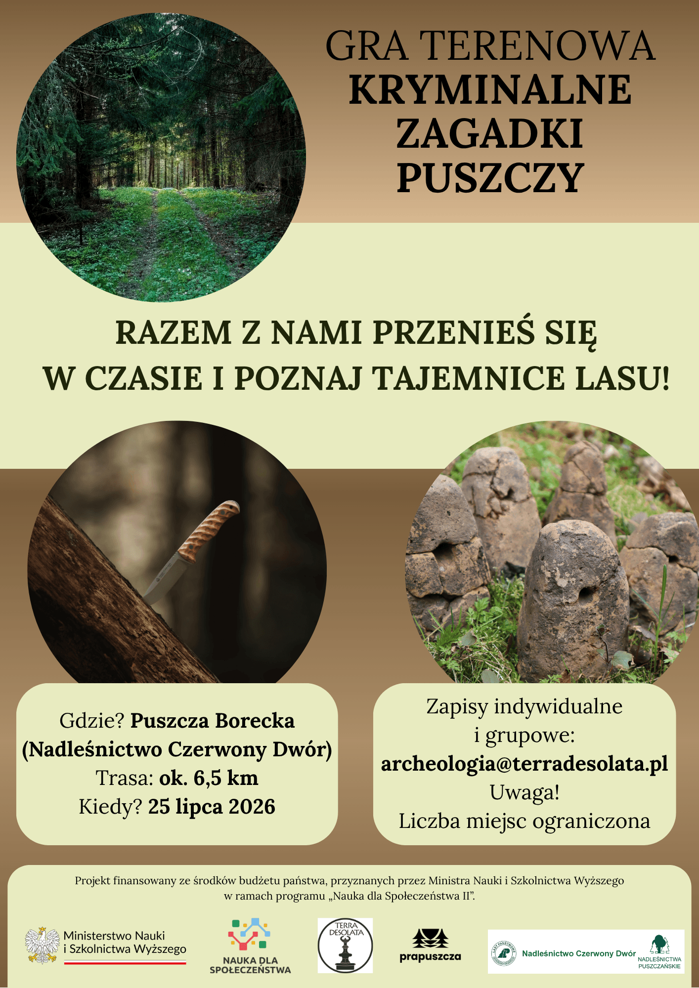 Gra terenowa Kryminalne Zagadki Puszczy