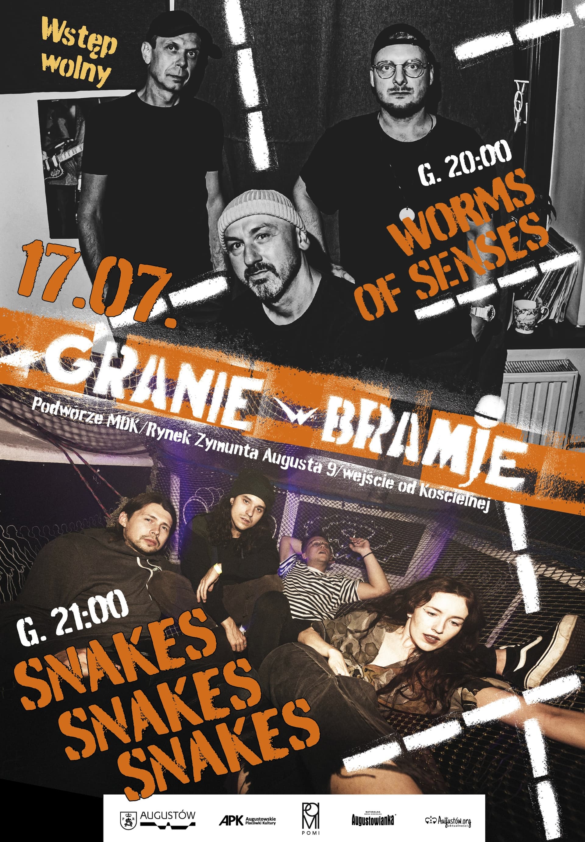 Granie w Bramie – WORMS OF SENSES i SNAKES, SNAKES, SNAKES