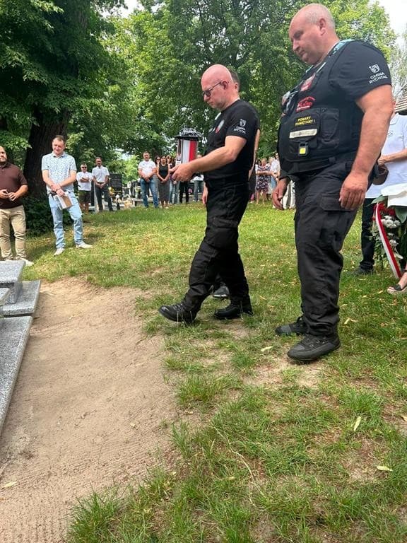 Grób Józefa Ślęka oznaczony jako Grób Weterana Walk o Wolność i Niepodległość Polski