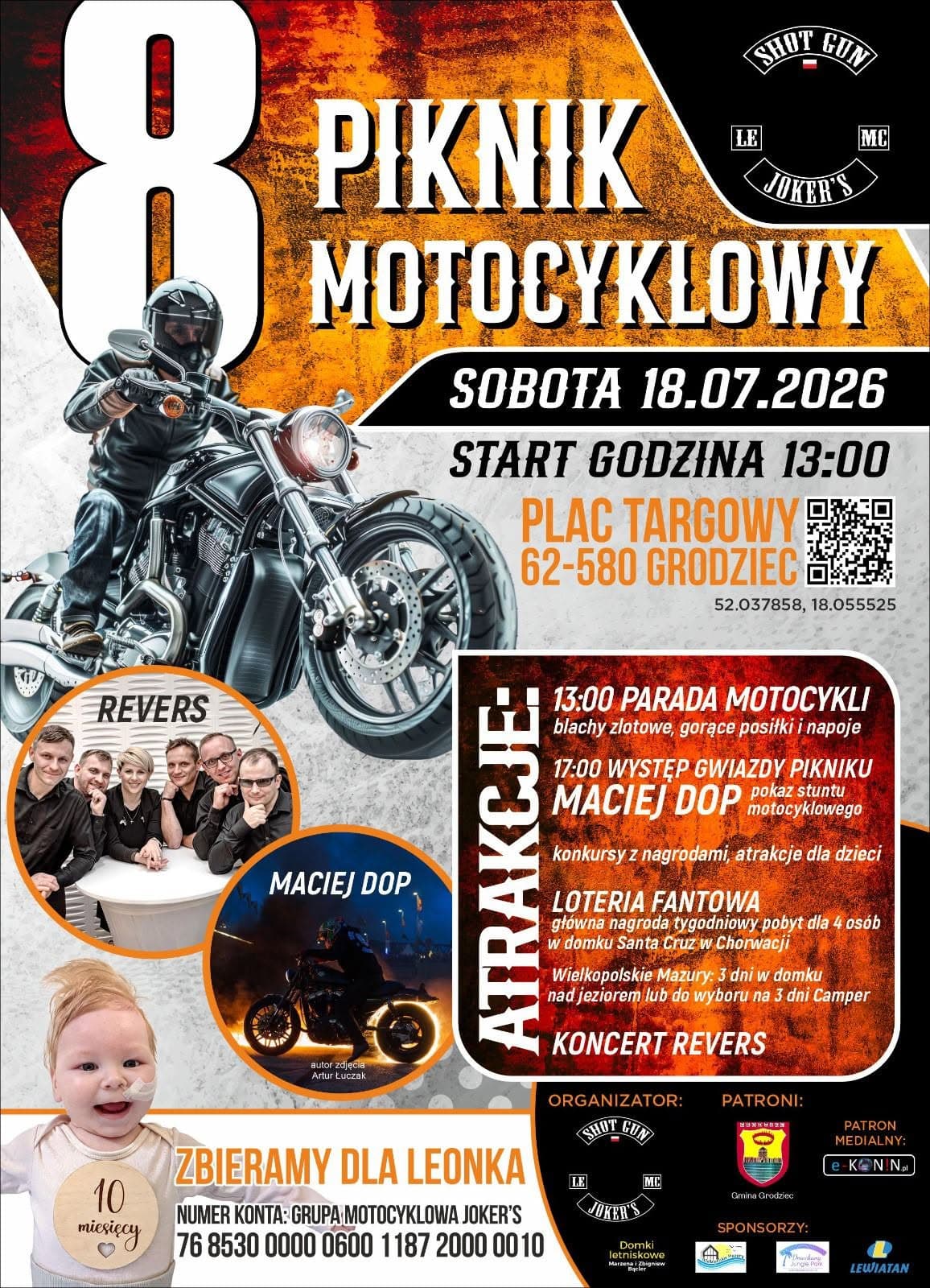 Grodziec zagra dla Leonka. Wielki motocyklowy piknik, turniej piłkarski i akcja krwiodawstwa już w sobotę